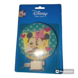 Vintage Disney Mickey & Minnie Mouse NightLight 4-7 Watt 120 Volt Bulb New